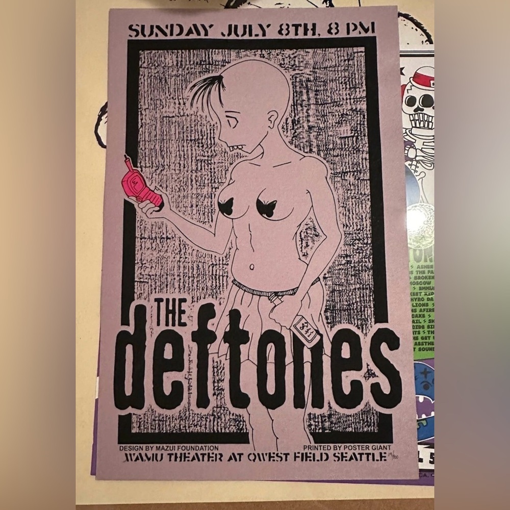 Deftones Graphic Poster